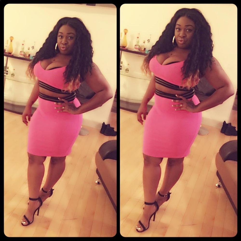 “Pink Panther” 2 Piece Skirt Set